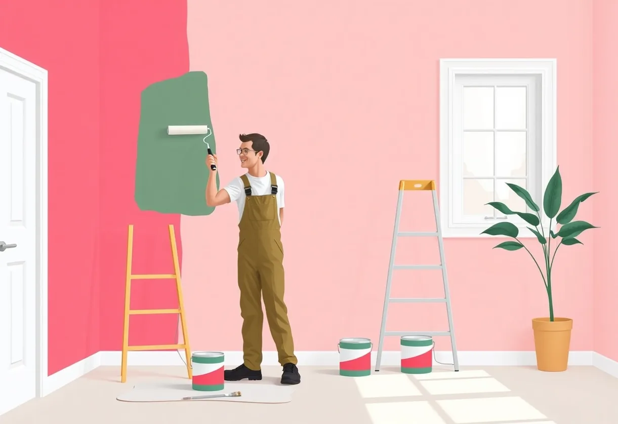 Peintre Beaune 21200 en intervention sur un chantier